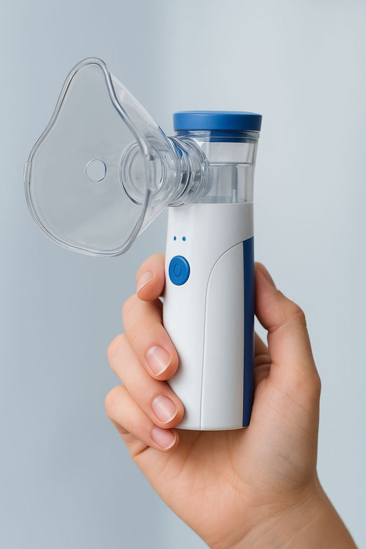 Portable Ultrasonic Mesh Nebulizer – Quiet Handheld Nebulizer for Adults & Kids