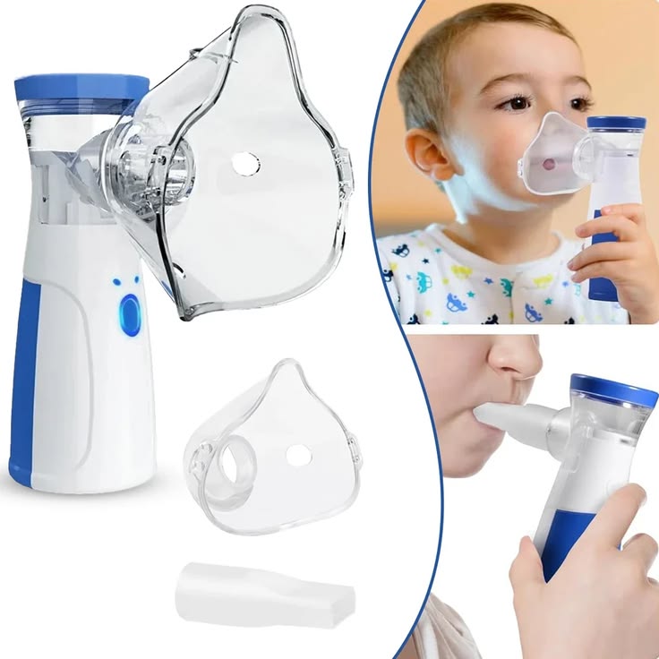 Portable Ultrasonic Mesh Nebulizer – Quiet Handheld Nebulizer for Adults & Kids