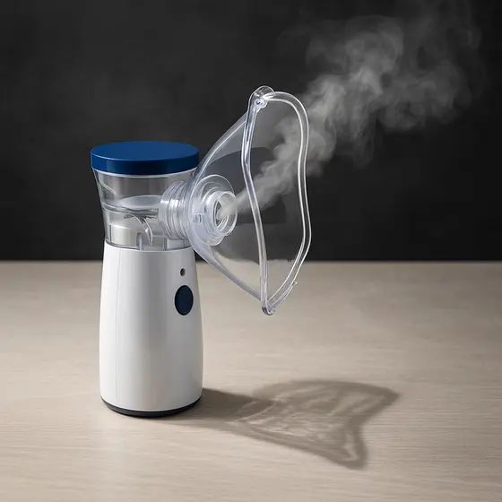 Portable Ultrasonic Mesh Nebulizer – Quiet Handheld Nebulizer for Adults & Kids