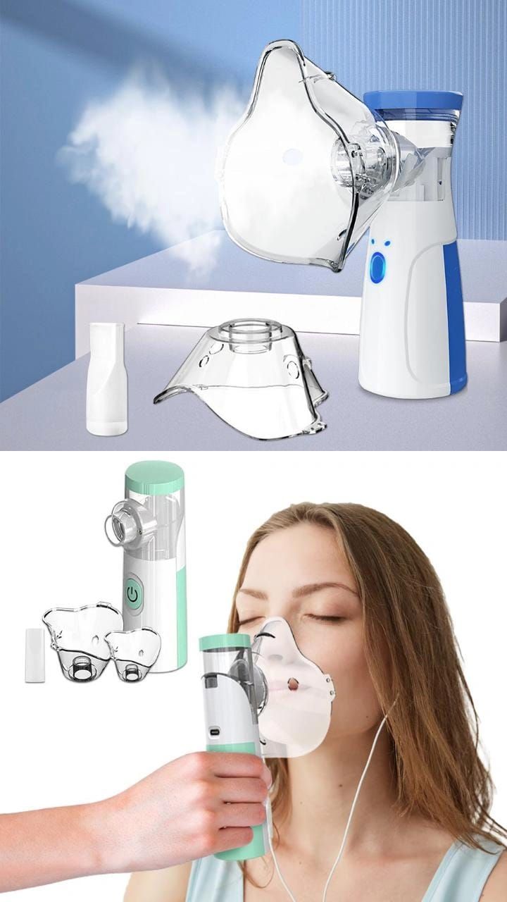 Portable Ultrasonic Mesh Nebulizer – Quiet Handheld Nebulizer for Adults & Kids