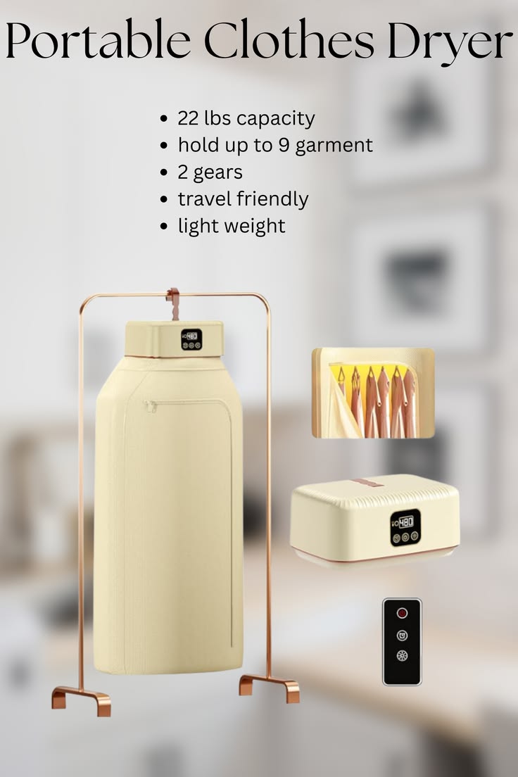 Portable Smart Clothes Dryer | Foldable Electric Drying Cabinet
