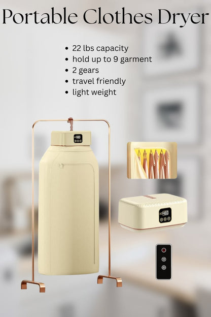 Portable Smart Clothes Dryer | Foldable Electric Drying Cabinet