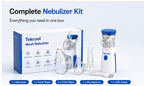 Portable Mesh Nebulizer Machine for Adults & Kids | Ultra Silent Handheld Inhaler with Fine Mist Technology