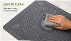 Multi-Purpose Silicone Pastry Mat | Non-Stick Dough Rolling Mat for Baking, Roti & Fondant