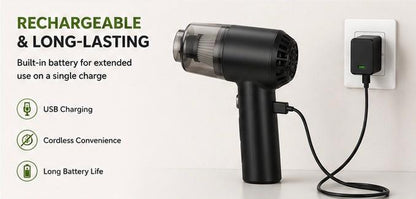 Portable Mini Vacuum Cleaner – Cordless Handheld Dust Cleaner for Car, Sofa, Keyboard & Tight Spaces