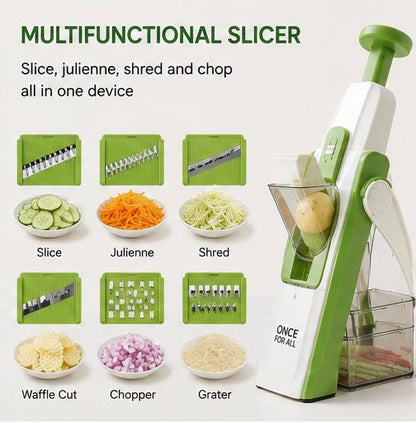 Spring Mandoline Slicer & Chopper
