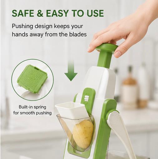 Spring Mandoline Slicer & Chopper