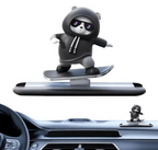 Cute Surfing Bear Car Dashboard Ornament | Solar-Powered Bobblehead Dashboard Decoration