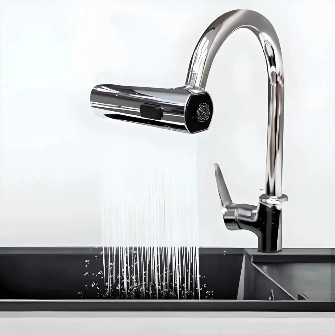 Smart 360° Rotating Faucet Sprayer Attachment – Dual Water Mode Splash Filter Tap Head for Kitchen & Bathroom