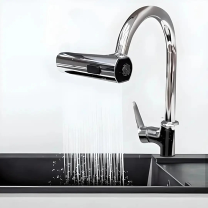 Smart 360° Rotating Faucet Sprayer Attachment – Dual Water Mode Splash Filter Tap Head for Kitchen & Bathroom
